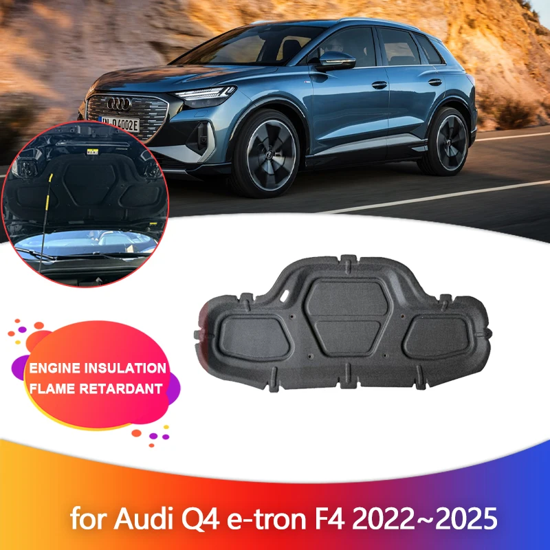 Car Engine Insulation for Audi Q4 e-tron F4 2022~2025 2023 Hood Heat Sound Cotton Soundproof Cover Part Thermal Pad Accessories
Car Engine Insulation for Audi Q4 e-tron F4 2022~2025 2023 Hood Heat Sound Cotton Soundproof Cover Part Thermal Pad Accessories