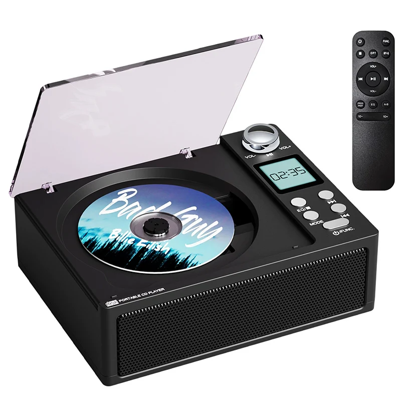Portable Dual Speaker Retro CD Player Bluetooth Hifi Sound Quality Supports USB/TF Card/FM Audio Playback
Portable Dual Speaker Retro CD Player Bluetooth Hifi Sound Quality Supports USB/TF Card/FM Audio Playback