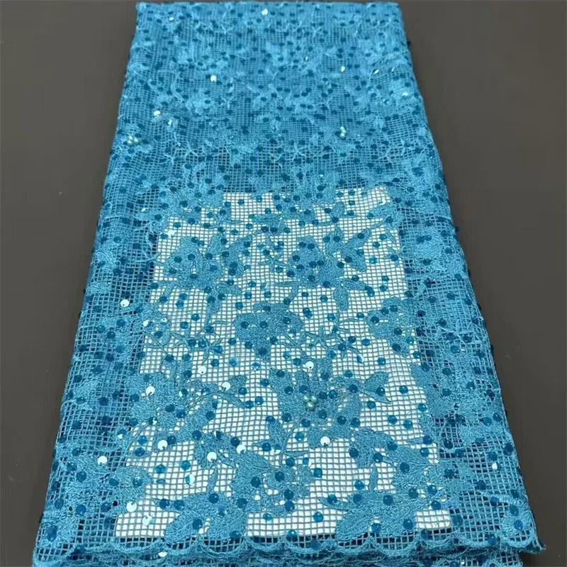 African Handmade Sequins Net Pearls Lace Fabric 2024 Blue French Beaded Tulle Lace Fabric For Bridal Party Dress Material
African Handmade Sequins Net Pearls Lace Fabric 2024 Blue French Beaded Tulle Lace Fabric For Bridal Party Dress Material