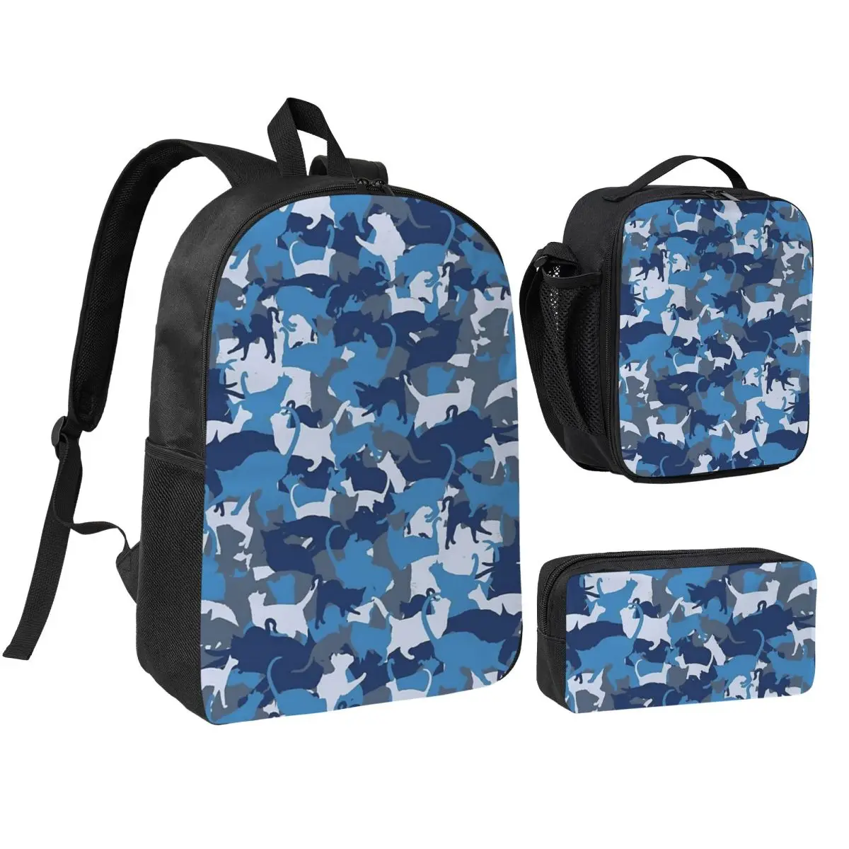 Cats Army Camouflage Backpack Student BookBag School Bag Shoulder Bags 3ps Insulated Lunch Bag Pencil Case
Cats Army Camouflage Backpack Student BookBag School Bag Shoulder Bags 3ps Insulated Lunch Bag Pencil Case