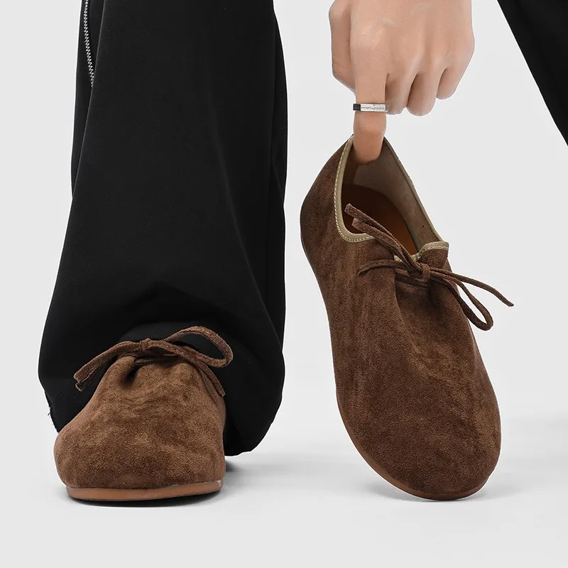 Retro Temperament Men Shoes New Lace Up Flat Bottom Anti Slip Breathable Super Soft Personalized Lightweight Casual Shoes
Retro Temperament Men Shoes New Lace Up Flat Bottom Anti Slip Breathable Super Soft Personalized Lightweight Casual Shoes