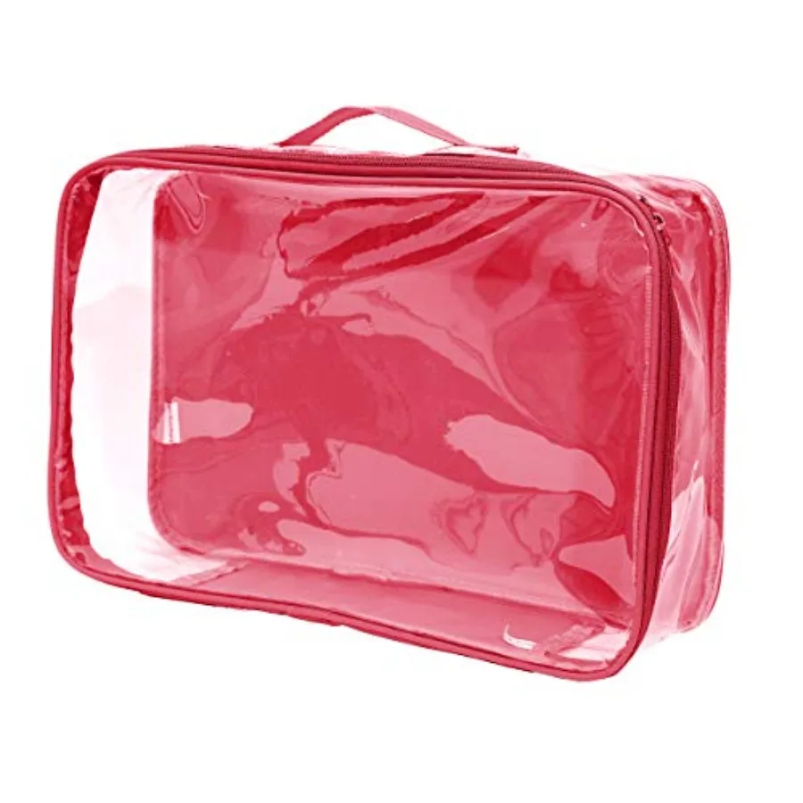 Large Clear Travel Packing Cube for Suitcase with Handle - See-Through PVC Organizer for Dress Shirts Pants Cashmere Sweaters S
Large Clear Travel Packing Cube for Suitcase with Handle - See-Through PVC Organizer for Dress Shirts Pants Cashmere Sweaters S