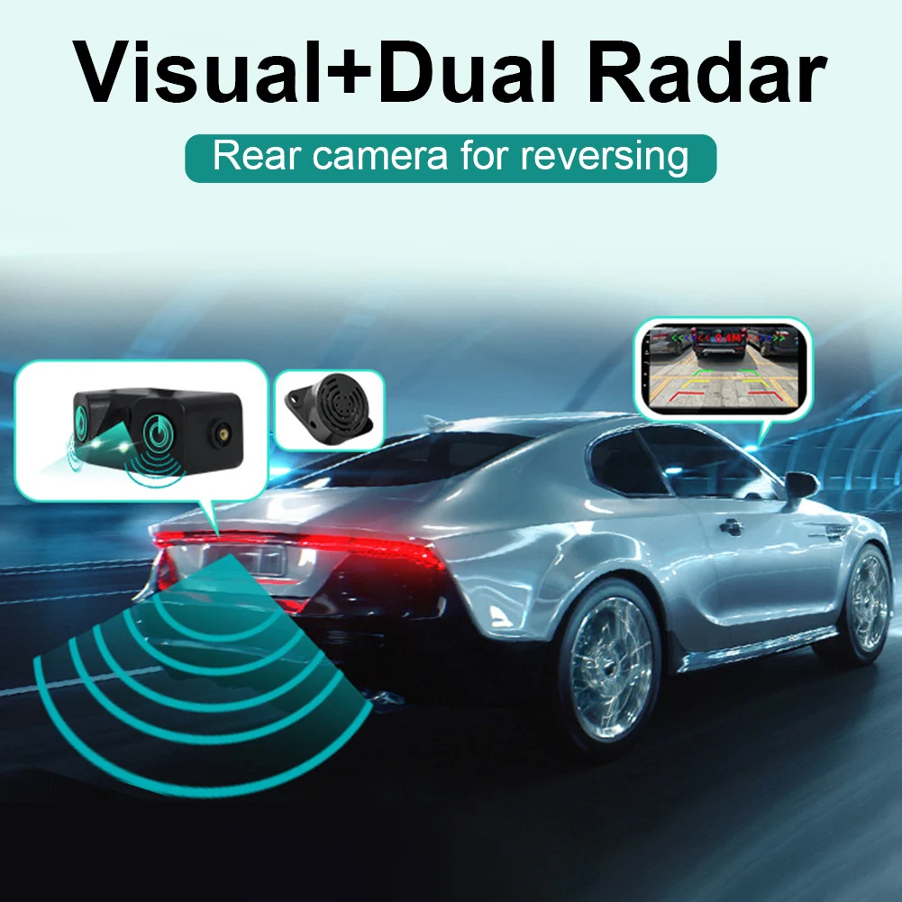 HD CCD Car Rear View Camera 3 In 1 Parking Radar Detector Sensor LED Night Vision IP67 Waterproof Reverse Camera 170 degree
HD CCD Car Rear View Camera 3 In 1 Parking Radar Detector Sensor LED Night Vision IP67 Waterproof Reverse Camera 170 degree
