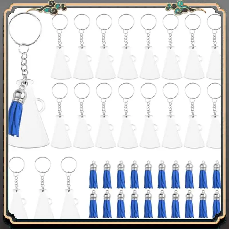 ASMA-Cheer Key Chains Cheer Megaphone Key Chains With Tassel For DIY Crafting Project Graduation Gift 1 Set Blue
ASMA-Cheer Key Chains Cheer Megaphone Key Chains With Tassel For DIY Crafting Project Graduation Gift 1 Set Blue