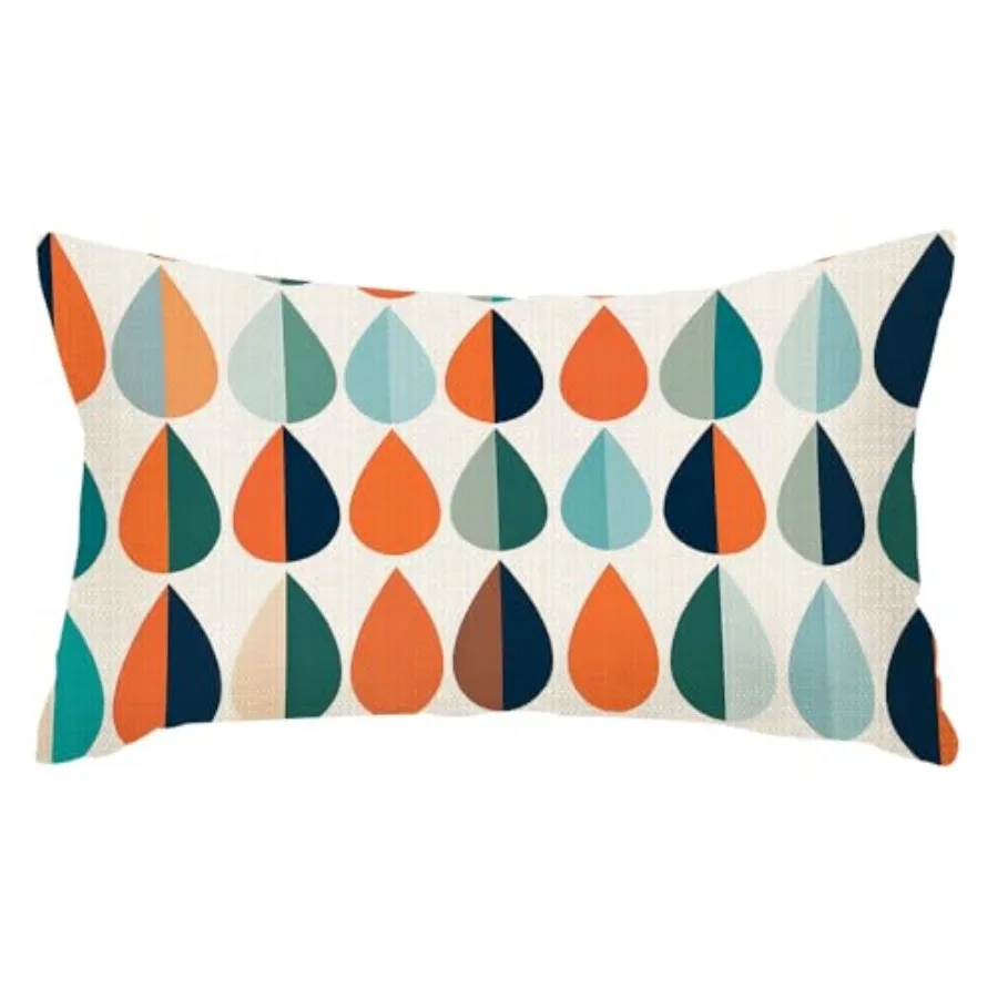Throw Pillow Covers Mid Century Drop Shape Modern Retro Style Colorful Pillow Cases Cotton Linen Waist Lumbar Cushion Cover Sof
Throw Pillow Covers Mid Century Drop Shape Modern Retro Style Colorful Pillow Cases Cotton Linen Waist Lumbar Cushion Cover Sof