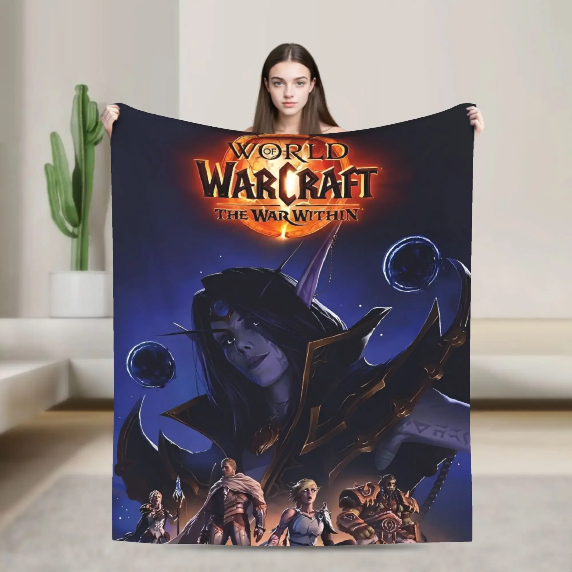 World of Warcraft Arthas Demon Illidan Sylvanas Throw Blanket Soft Flannel Bedspread for Travel Home Decor and Gaming Fans
World of Warcraft Arthas Demon Illidan Sylvanas Throw Blanket Soft Flannel Bedspread for Travel Home Decor and Gaming Fans