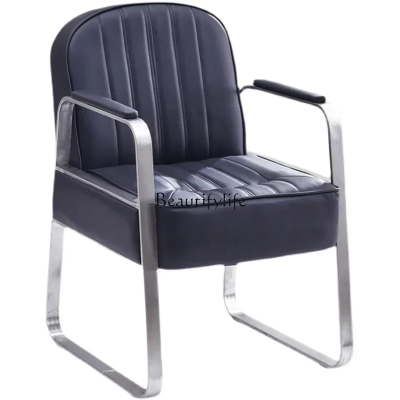 New Simple Barber Shop Chair Modern for Hair Salon Hairdressing Hot Dyeing Chair
New Simple Barber Shop Chair Modern for Hair Salon Hairdressing Hot Dyeing Chair