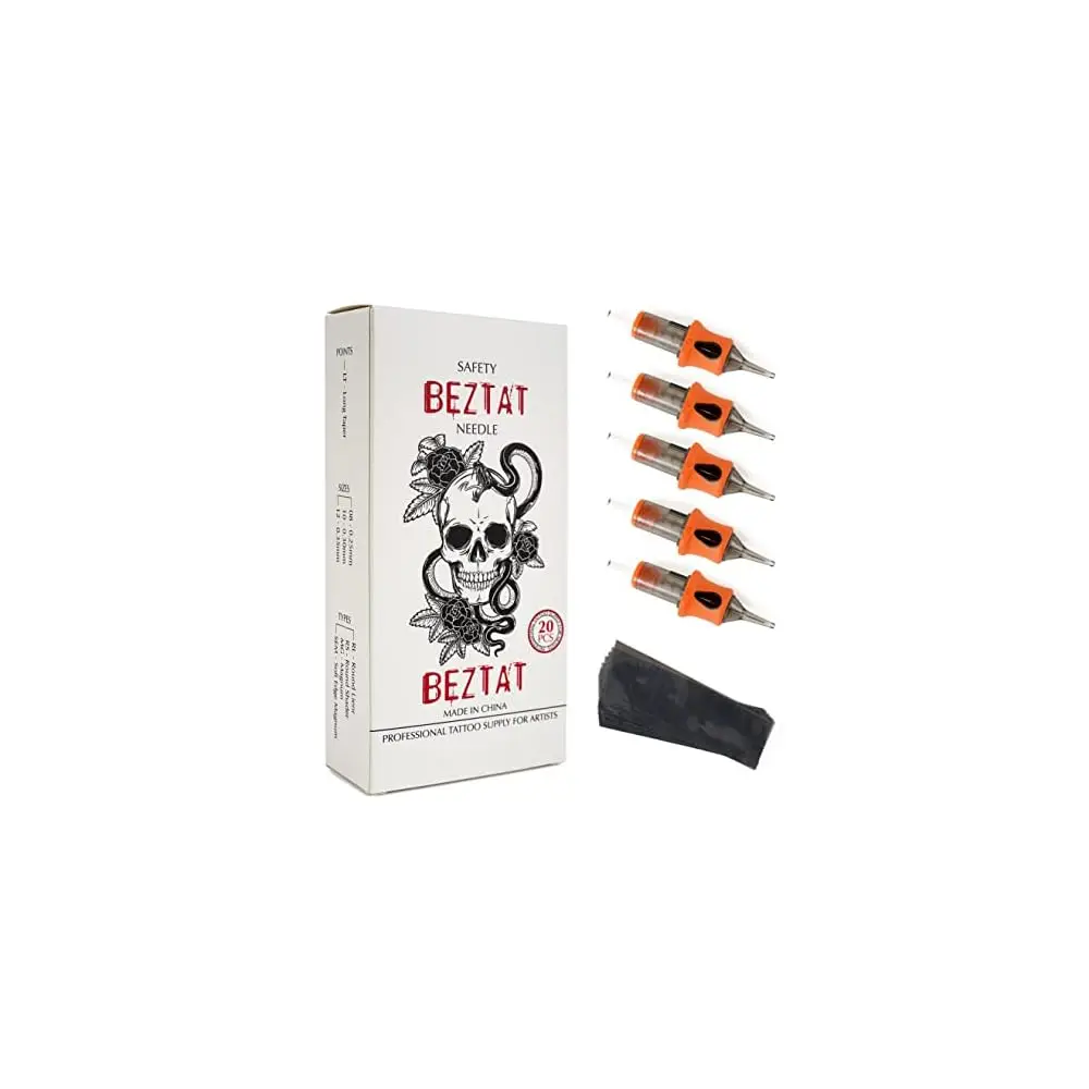 Ultra Premium Professional Tattoo Needles Cartridge W/G & Hine Covers Sleeves #12 Round Liner 20 Pa (1218Rl)
Ultra Premium Professional Tattoo Needles Cartridge W/G & Hine Covers Sleeves #12 Round Liner 20 Pa (1218Rl)