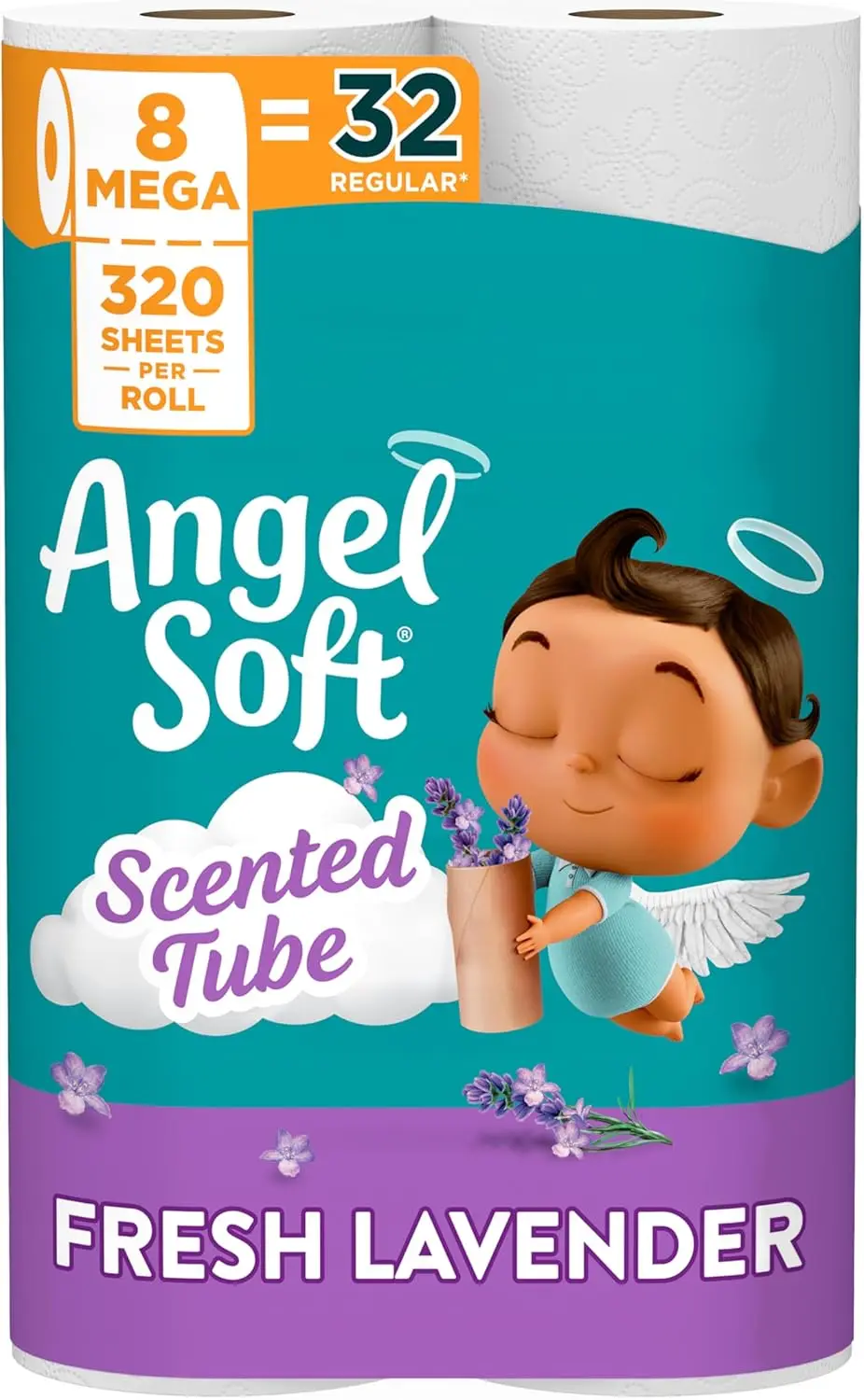 Toilet Paper with Fresh Lavender Scented Tube, 8 Mega Rolls = 32 Regular Rolls, Soft and Strong Toilet Tissue
Toilet Paper with Fresh Lavender Scented Tube, 8 Mega Rolls = 32 Regular Rolls, Soft and Strong Toilet Tissue