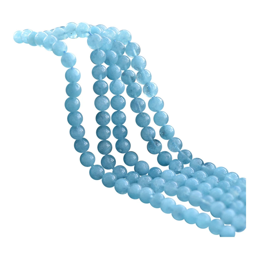 Enhanced Natural Aquamarine Beads 6mm 8mm 10mm 12mm 14mm 16mm Smooth Polished Round 15 Inch Strand
Enhanced Natural Aquamarine Beads 6mm 8mm 10mm 12mm 14mm 16mm Smooth Polished Round 15 Inch Strand