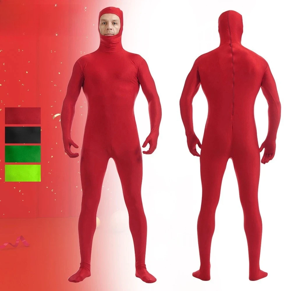 Spandex Zentai Suit for Cosplay - Multi-Color Skin-Tight Bodysuit, Ideal for Role-Play, Stage Performances & Halloween Costumes
Spandex Zentai Suit for Cosplay - Multi-Color Skin-Tight Bodysuit, Ideal for Role-Play, Stage Performances & Halloween Costumes