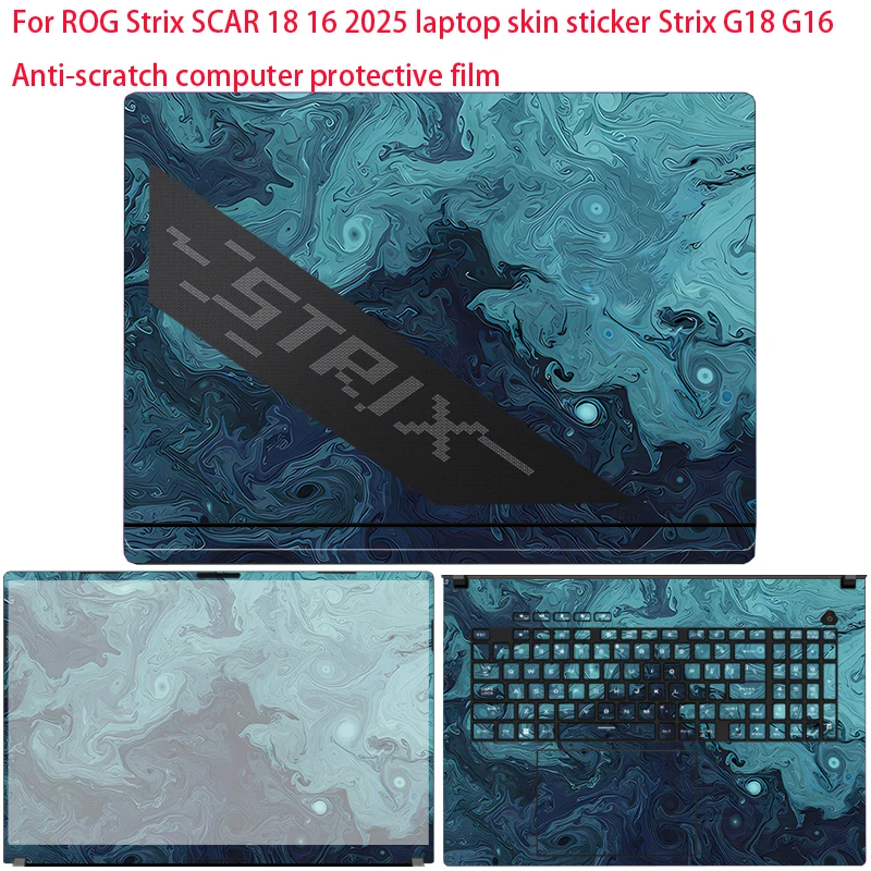 Для Asus ROG Strix G18 2025 G814F G814P наклейка на кожу ноутбука Strix G16 2025 G614F G614P защитная пленка для корпуса компьютера аксессуары 
Для Asus ROG Strix G18 2025 G814F G814P наклейка на кожу ноутбука Strix G16 2025 G614F G614P защитная пленка для корпуса компьютера аксессуары