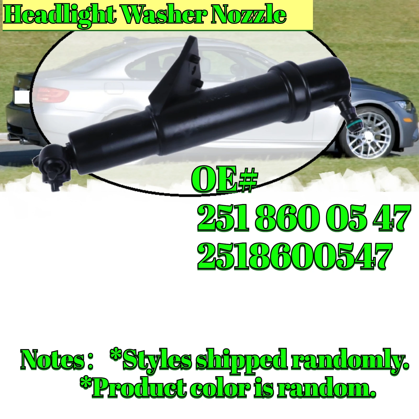 Left Side Headlight Washer Nozzle for Mercedes-Benz W251 R280 R300 R350 R280 CDI R300 CDI R320 CDI R350 CDI 4MATIC, 2518600547
Left Side Headlight Washer Nozzle for Mercedes-Benz W251 R280 R300 R350 R280 CDI R300 CDI R320 CDI R350 CDI 4MATIC, 2518600547