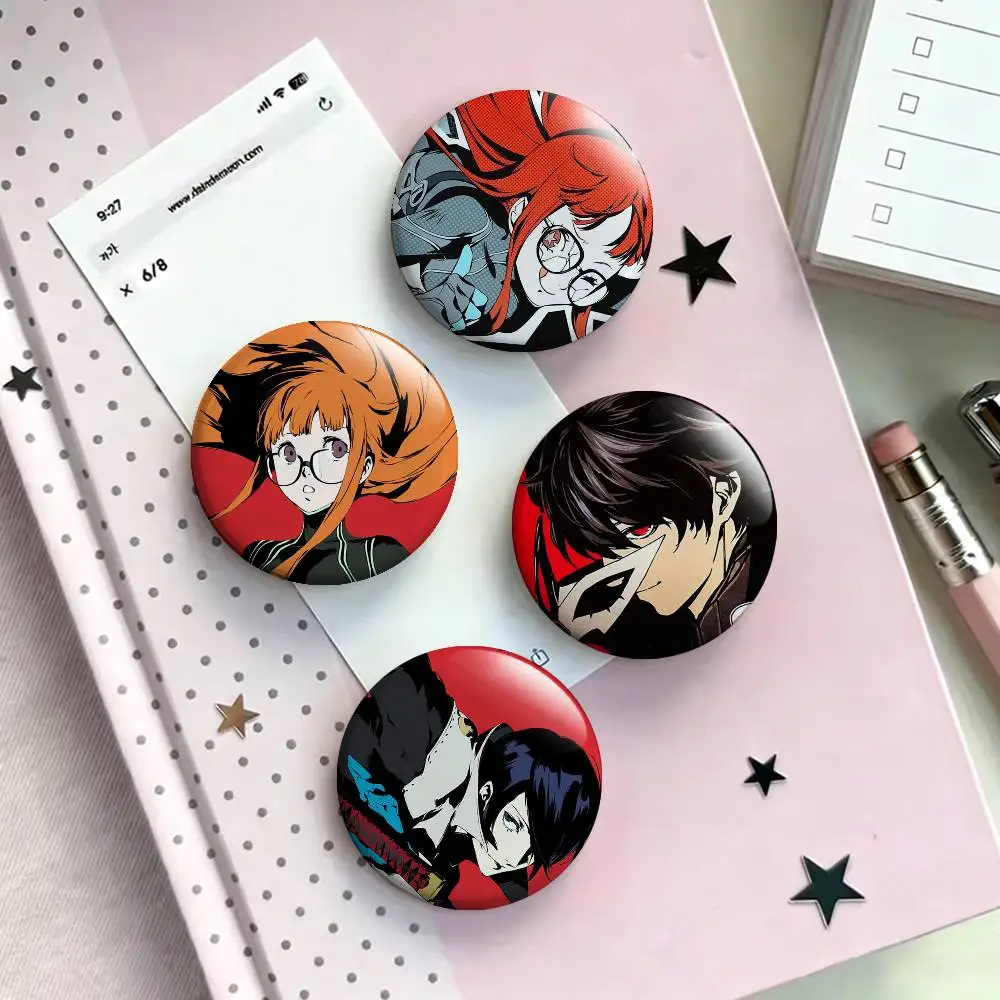 P-Persona 5 Anime Badges 25 32 44 58 75 mm Round Fans Collect Friends Gifts Brooch Souvenir
P-Persona 5 Anime Badges 25 32 44 58 75 mm Round Fans Collect Friends Gifts Brooch Souvenir