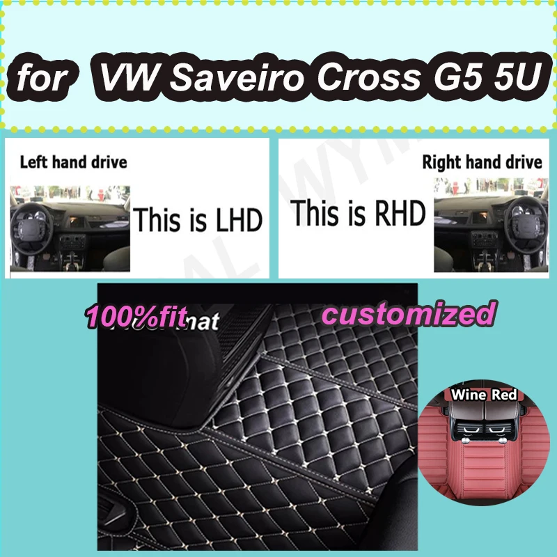 Роскошный автомобильный коврик для VW Saveiro Cross G5 5U 2009 ~ 2017
Роскошный автомобильный коврик для VW Saveiro Cross G5 5U 2009 ~ 2017