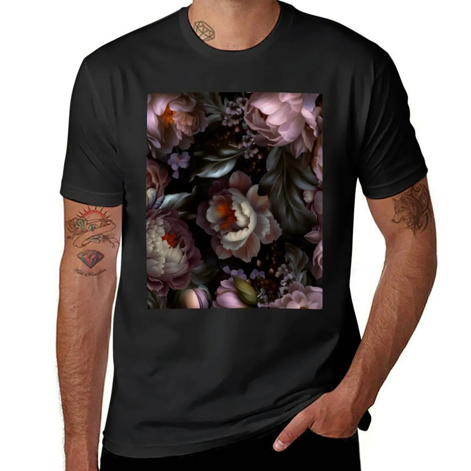 Baroque Hand Painted Vintage Flower Botanical Night Garden Purple T-Shirt blanks T-shirts for men cotton
Baroque Hand Painted Vintage Flower Botanical Night Garden Purple T-Shirt blanks T-shirts for men cotton
