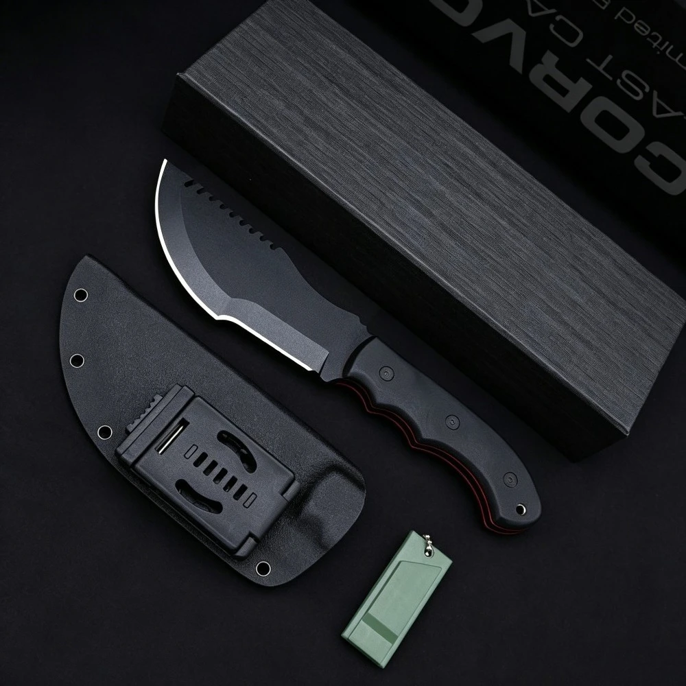 TS Tracker Wilderness Survival Outdoor Knife Fruit Knife Camping Chopping Wood and Bones Straight Knife
TS Tracker Wilderness Survival Outdoor Knife Fruit Knife Camping Chopping Wood and Bones Straight Knife