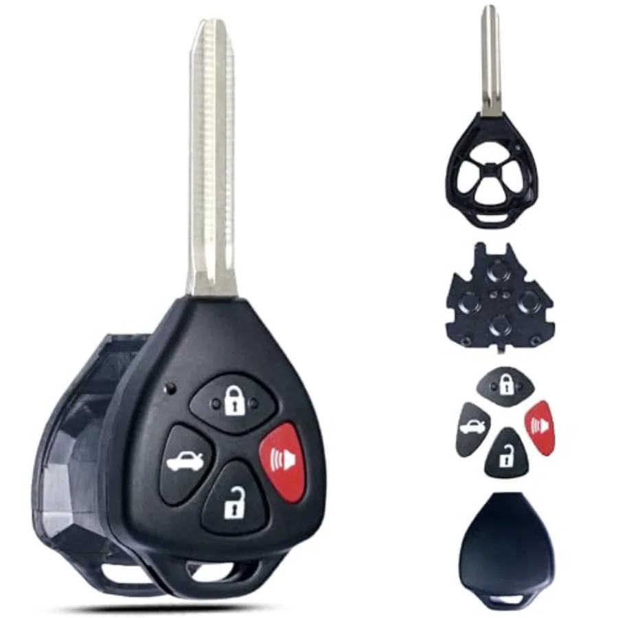 Key Fob Shell Case Replacement Fits for Toyota Camry Corolla Venza Avalon 2007 2008 2009 2010 2011 2012 2013 Keyless Entry Remo
Key Fob Shell Case Replacement Fits for Toyota Camry Corolla Venza Avalon 2007 2008 2009 2010 2011 2012 2013 Keyless Entry Remo