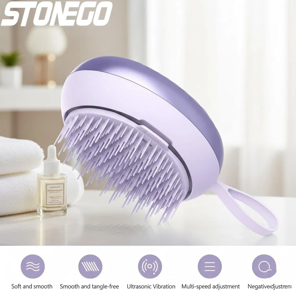 Negative Ion Hair Massage Comb Smooth Fluffy Tangle Free Dual Vibration Soothing Styling Tool
Negative Ion Hair Massage Comb Smooth Fluffy Tangle Free Dual Vibration Soothing Styling Tool