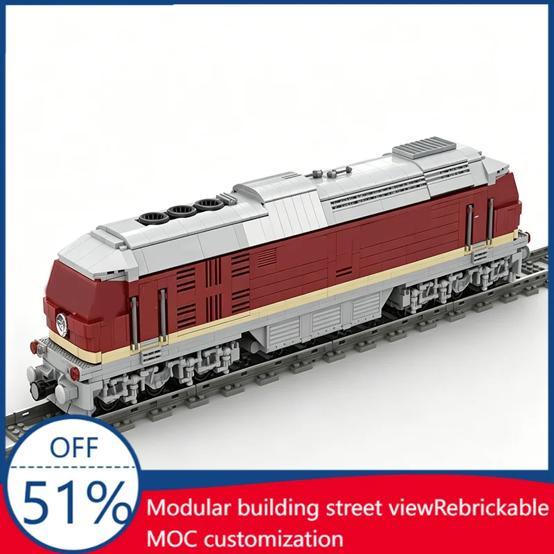 NEW 1652 PCS MOC Diesel Locomotive BR132 V2 Custom Train Model Building Blocks DIY Assembly Educational Toy Gift for Collection
NEW 1652 PCS MOC Diesel Locomotive BR132 V2 Custom Train Model Building Blocks DIY Assembly Educational Toy Gift for Collection
