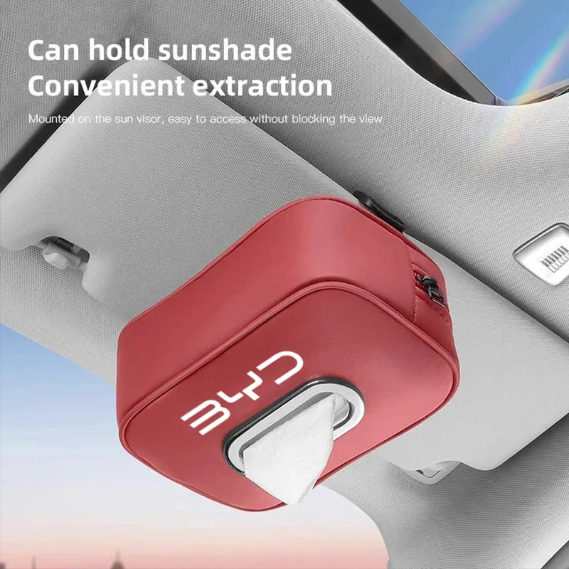 Multifunctional Car Tissue Box for BYD PU Leather Napkin Case for Sun Visor Headrest Armrest Car Interior Decoration
Multifunctional Car Tissue Box for BYD PU Leather Napkin Case for Sun Visor Headrest Armrest Car Interior Decoration