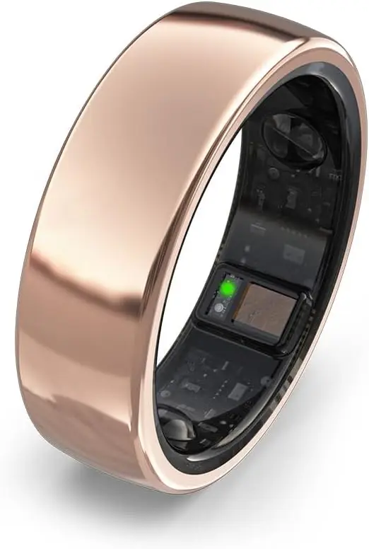 Activity, Sleep Stress Monitoring, Step Count, Up to 7 Days of Battery Life, Titanium, No App Subscription, Rose Gold 9
Activity, Sleep Stress Monitoring, Step Count, Up to 7 Days of Battery Life, Titanium, No App Subscription, Rose Gold 9