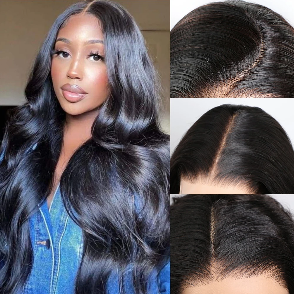 ALIBELE Body Wave Human Hair Wig Transparent Lace Frontal Wig Pre Plucked Natural Black 12A Virgin Hair
ALIBELE Body Wave Human Hair Wig Transparent Lace Frontal Wig Pre Plucked Natural Black 12A Virgin Hair