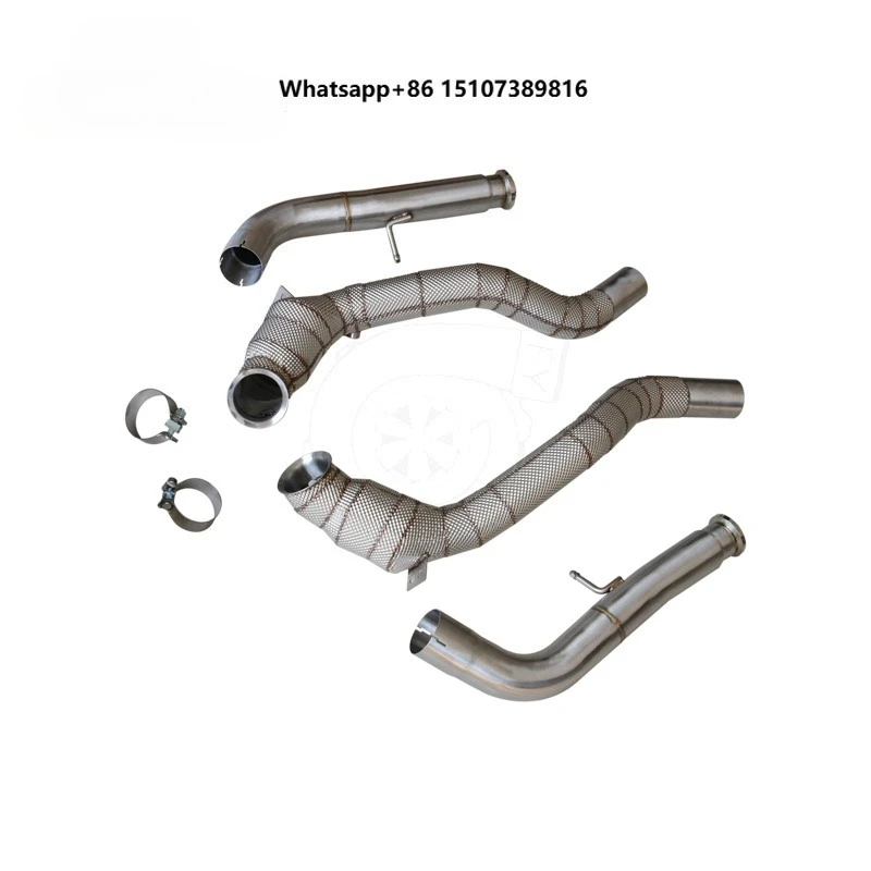 Exhaust Catted Downpipe for G63 G500 G-class W464 2018+ with Heat Shield
Exhaust Catted Downpipe for G63 G500 G-class W464 2018+ with Heat Shield