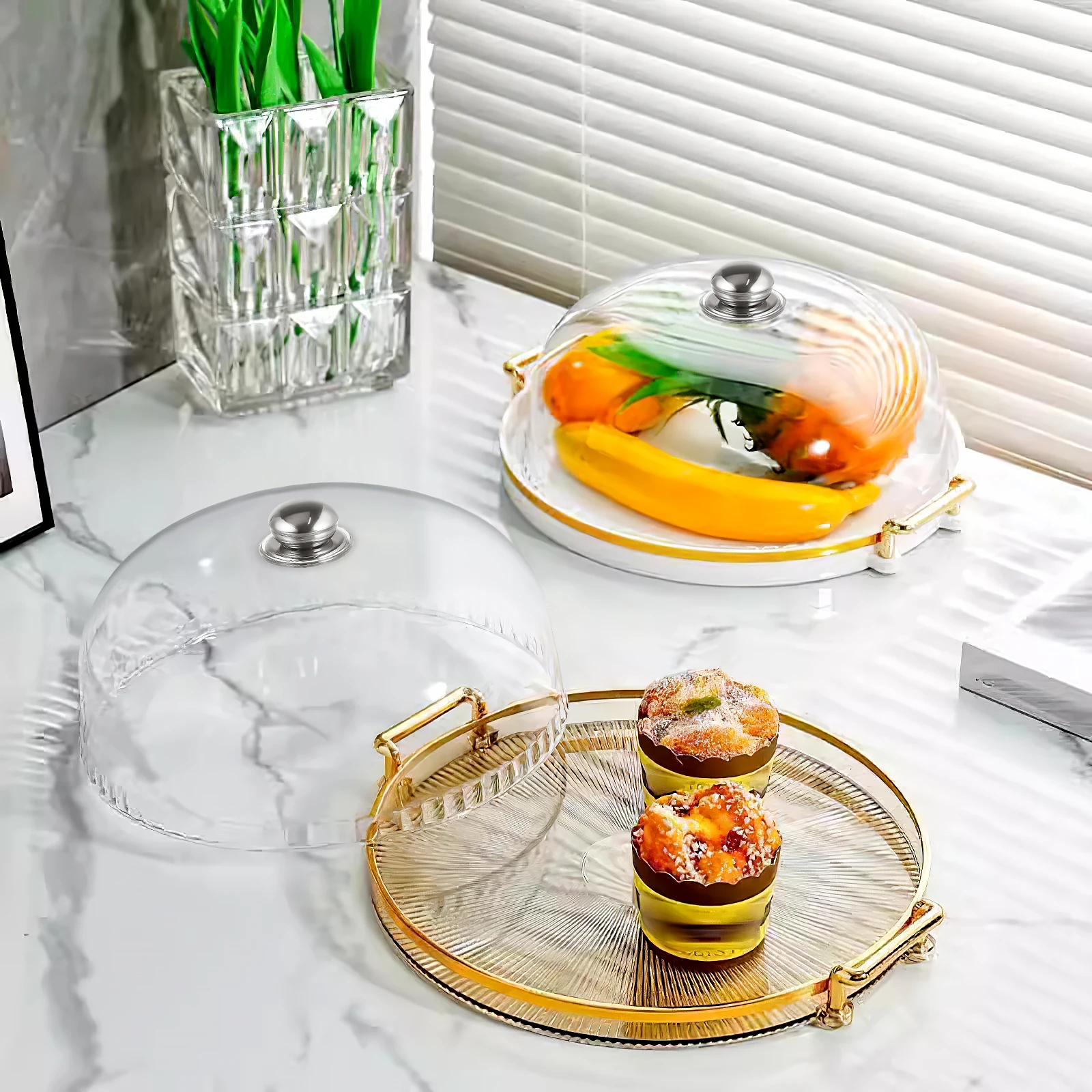 1Pcs Plastic Transparent Cake Dome Cover Sturdy Food Protective Cover for Cake Snack Freshness Banquet Wine Party Household Gift
1Pcs Plastic Transparent Cake Dome Cover Sturdy Food Protective Cover for Cake Snack Freshness Banquet Wine Party Household Gift