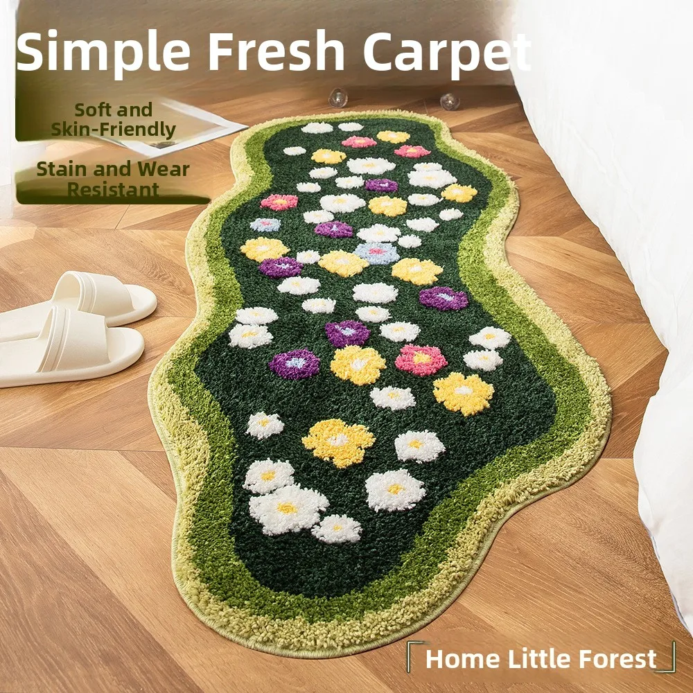 Thickened Modern Minimalist Bedroom Carpet Easy to Maintain Full Coverage Bedside Rug Living Room Villa Home Use Polyester Fiber
Thickened Modern Minimalist Bedroom Carpet Easy to Maintain Full Coverage Bedside Rug Living Room Villa Home Use Polyester Fiber