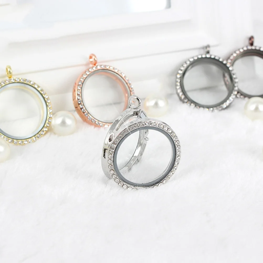 4pcs Necklace Pendant Rhinestone Photo Holder Glass Frame Charms Picture Holder Bezel Jewelry Craft Accessories
4pcs Necklace Pendant Rhinestone Photo Holder Glass Frame Charms Picture Holder Bezel Jewelry Craft Accessories