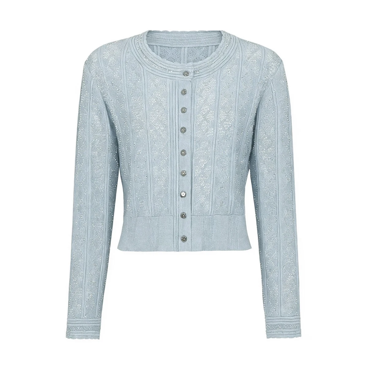 2661 High Quality Spring And Autumn New Women's Long Sleeved Hot Pressed Diamond Small Fresh Knitted Top Cardigan Jacket
2661 High Quality Spring And Autumn New Women's Long Sleeved Hot Pressed Diamond Small Fresh Knitted Top Cardigan Jacket
