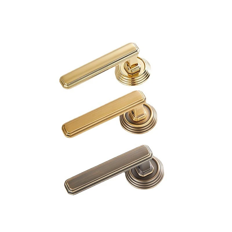 All-copper Italian split wooden door lock, light luxury door lock, indoor bedroom, French style
All-copper Italian split wooden door lock, light luxury door lock, indoor bedroom, French style