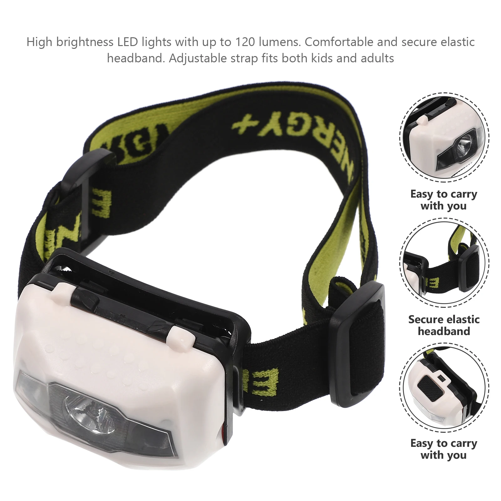 120 Lumens LED Headlamp Waterproof Shockproof Lightweight Adjustable Camping Running Hiking Hunting for Kids
120 Lumens LED Headlamp Waterproof Shockproof Lightweight Adjustable Camping Running Hiking Hunting for Kids