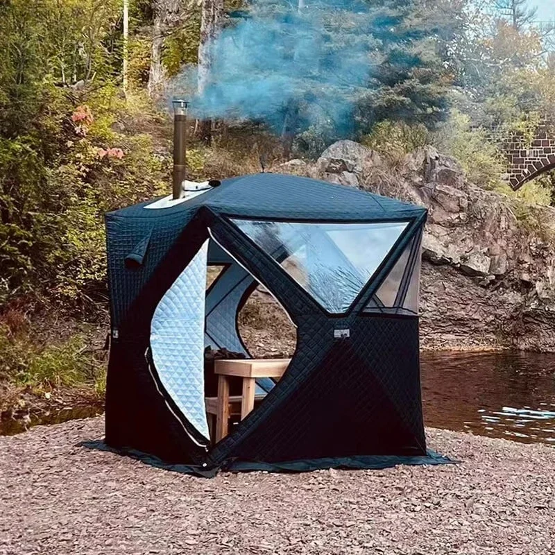 Pop-up ice fishing waterproof outdoor hexagonal insulated portable camping warm tent
Pop-up ice fishing waterproof outdoor hexagonal insulated portable camping warm tent