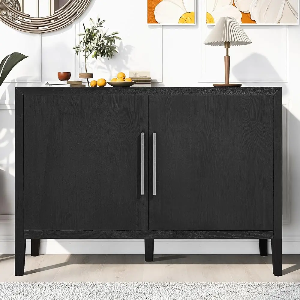Wood Farmhouse Buffet Sideboard With Metal Handles And 2 Doors, Coffee Bar Storge Cabinet Console Table For Living Room Bedroom
Wood Farmhouse Buffet Sideboard With Metal Handles And 2 Doors, Coffee Bar Storge Cabinet Console Table For Living Room Bedroom