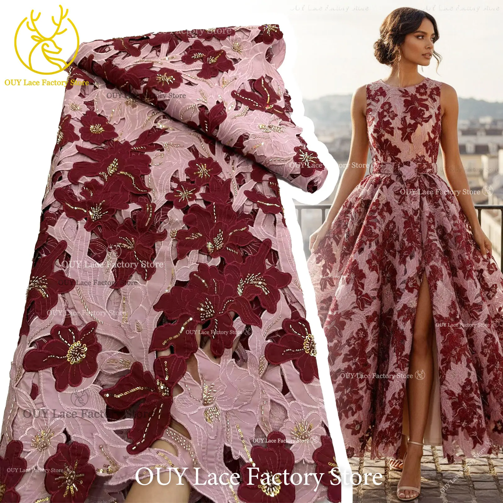 Fashion African Heavy Beaded Lace Fabric 2026 Hot Sale French Sequins Chiffon Lace Fabric Women Party Dress Sewing Material
Fashion African Heavy Beaded Lace Fabric 2026 Hot Sale French Sequins Chiffon Lace Fabric Women Party Dress Sewing Material