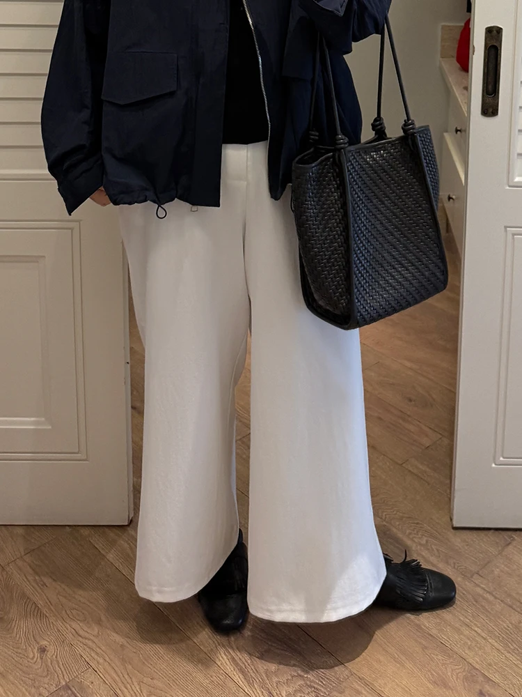 High Waist Straight Leg Wide Leg Pants Vintage Simple Match All White Large Size Women's Clothing Pencil XiaoXin
High Waist Straight Leg Wide Leg Pants Vintage Simple Match All White Large Size Women's Clothing Pencil XiaoXin