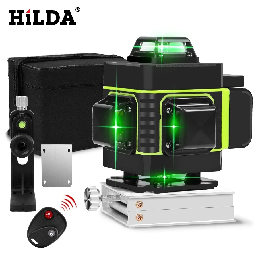 16/12 Lines 3D4D Laser Level green line SelfLeveling 360 Horizontal And Vertical Laser level green Beam laser level with Display
16/12 Lines 3D4D Laser Level green line SelfLeveling 360 Horizontal And Vertical Laser level green Beam laser level with Display