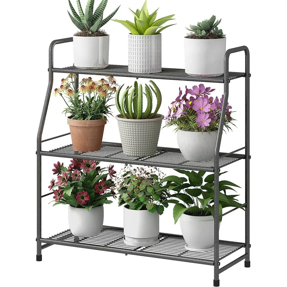 Outdoor Indoor 3 Tier Metal Waterproof Plant Stand for Living Room Balcony Garden
Outdoor Indoor 3 Tier Metal Waterproof Plant Stand for Living Room Balcony Garden
