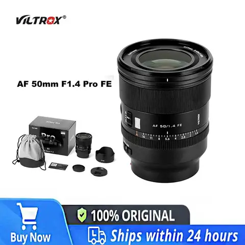 VILTROX AF 50mm F1.4 Pro FE Full-Frame Standard Autofocus Lens Large Aperture for Sony a7C a7SIII a7III a7RIV a9 ZVE1 A93