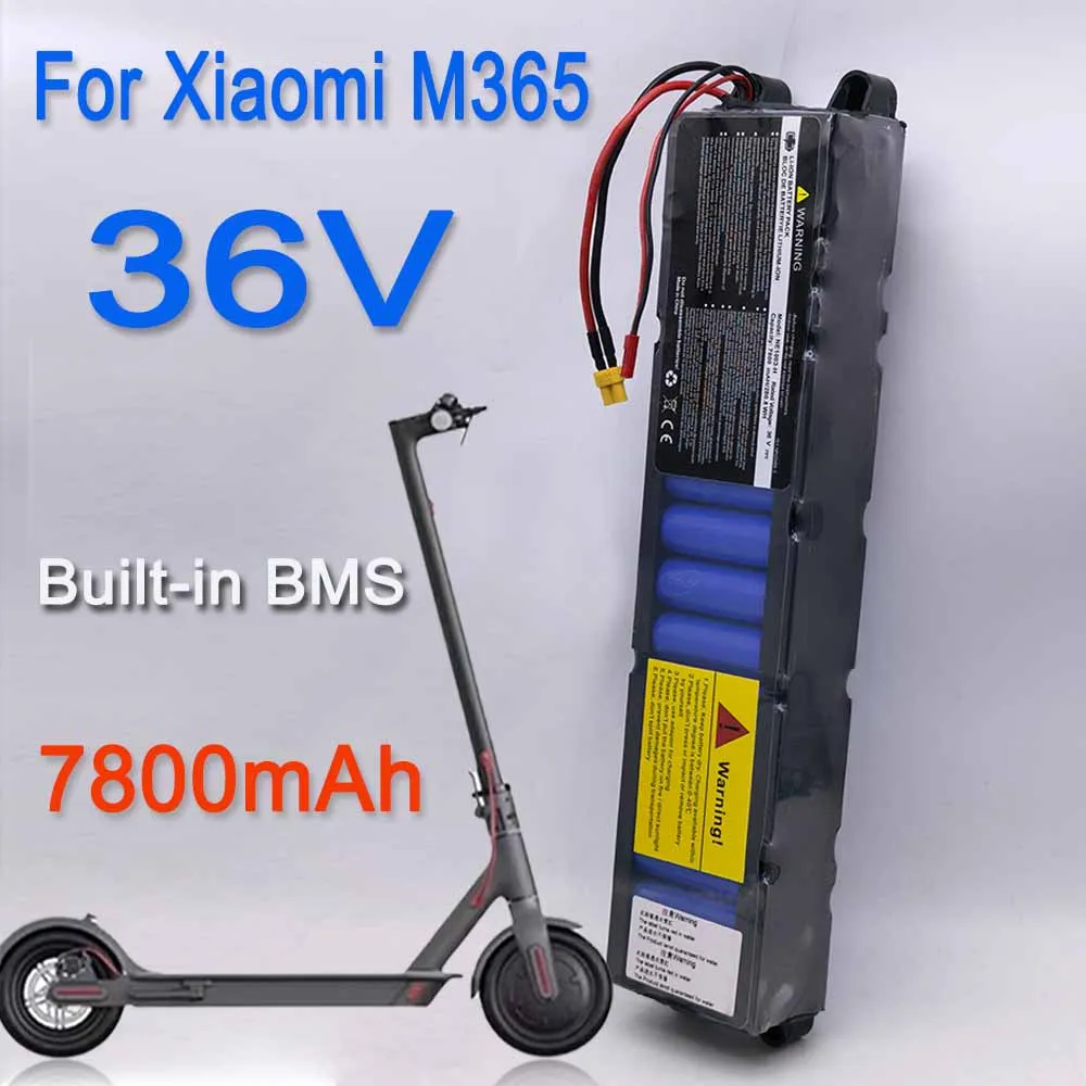 36V 7800mAh Replacement Li-ion Battery For Xiaomi M365 E-Scooter Built-in BMS Overcharge Protection Long Driving Range Battery
36V 7800mAh Replacement Li-ion Battery For Xiaomi M365 E-Scooter Built-in BMS Overcharge Protection Long Driving Range Battery