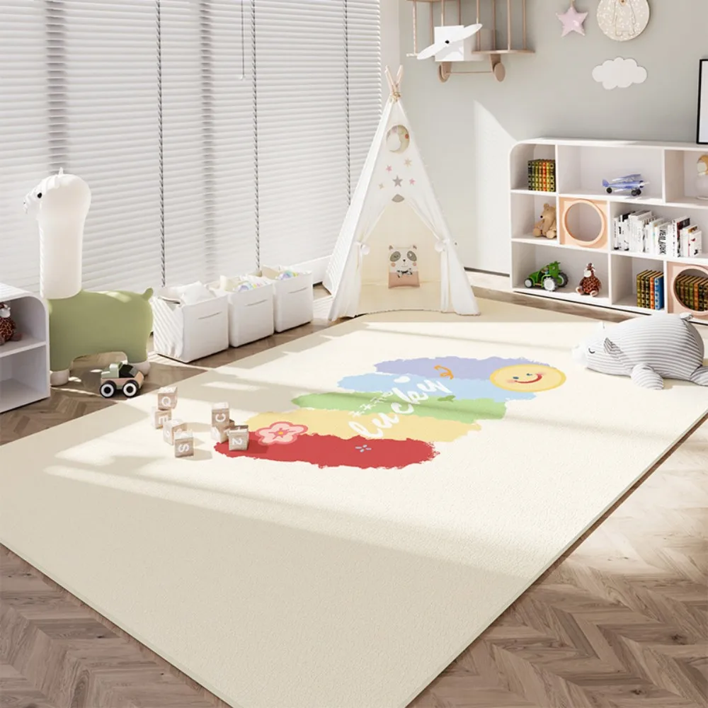 VIKAMA Cartoon Rainbow Print Carpet, For Living Room, Bedroom And Kids Room, Non-Slip And Stain-Resistant Home Decor Floor Mat
VIKAMA Cartoon Rainbow Print Carpet, For Living Room, Bedroom And Kids Room, Non-Slip And Stain-Resistant Home Decor Floor Mat