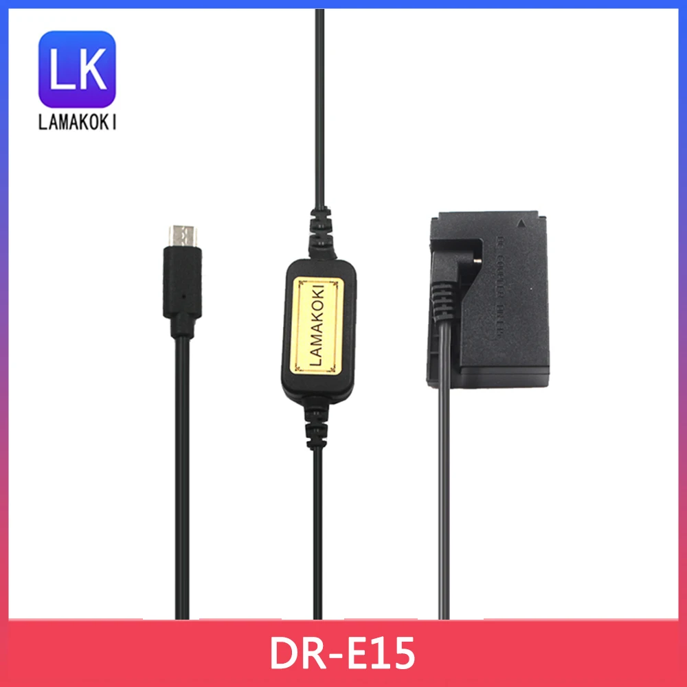 DR-E15 DC Coupler LP-E12 ACK-E15 Battery CA-PS700 USB C Power Cables PD for Canon EOS Rebel SL1 100D Digital Camera
DR-E15 DC Coupler LP-E12 ACK-E15 Battery CA-PS700 USB C Power Cables PD for Canon EOS Rebel SL1 100D Digital Camera