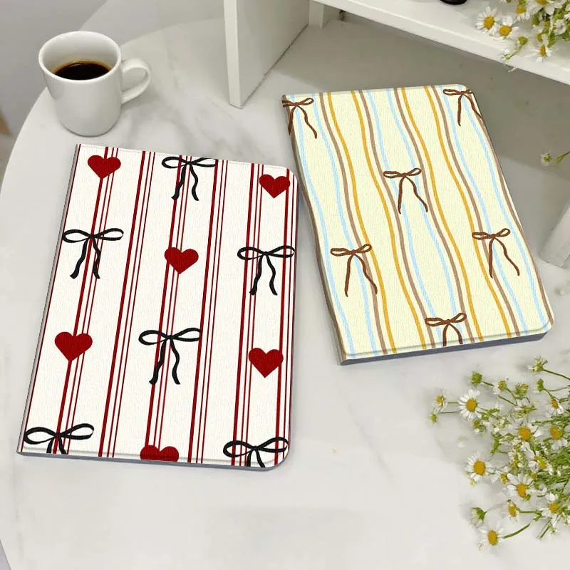 Striped Bow Heart Pattern Case For Huawei MediaPad MatePad M5 M6 11 12 X SE T10 T10s 2 C5e T5 Pro Lite Air 11.5 Inch Tablet
Striped Bow Heart Pattern Case For Huawei MediaPad MatePad M5 M6 11 12 X SE T10 T10s 2 C5e T5 Pro Lite Air 11.5 Inch Tablet