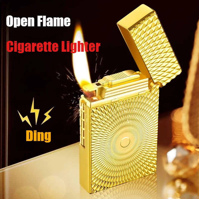 Newest Metal Aloud Steel Sound Inflatable Inclined Fire Open Flame Lighter High Quality Cigarette Lighters & Smoking Accessories
Newest Metal Aloud Steel Sound Inflatable Inclined Fire Open Flame Lighter High Quality Cigarette Lighters & Smoking Accessories