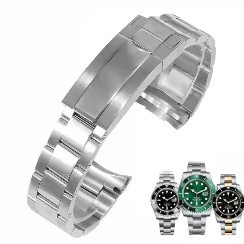 904Solid Stainless Steel Watch Band For Rolex Oyster Perpetual Datejust DAYTONA SUBMARINER Luxury Bracelet 20mm 21mmWatch Strap
904Solid Stainless Steel Watch Band For Rolex Oyster Perpetual Datejust DAYTONA SUBMARINER Luxury Bracelet 20mm 21mmWatch Strap