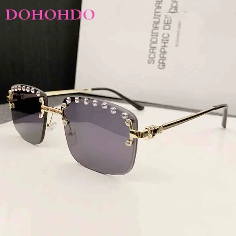 Vintage Rimless Square Sunglasses Women For Men Sun Glasses Shades Luxury Brand DesignerStreet Photography Unisex Eyewear UV400
Vintage Rimless Square Sunglasses Women For Men Sun Glasses Shades Luxury Brand DesignerStreet Photography Unisex Eyewear UV400