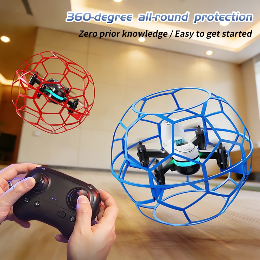Cool and Fun Football Aircraft 360-degree All-inclusive Protection Competitive Drone Barometric Altitude Set with Colorful Light
Cool and Fun Football Aircraft 360-degree All-inclusive Protection Competitive Drone Barometric Altitude Set with Colorful Light
