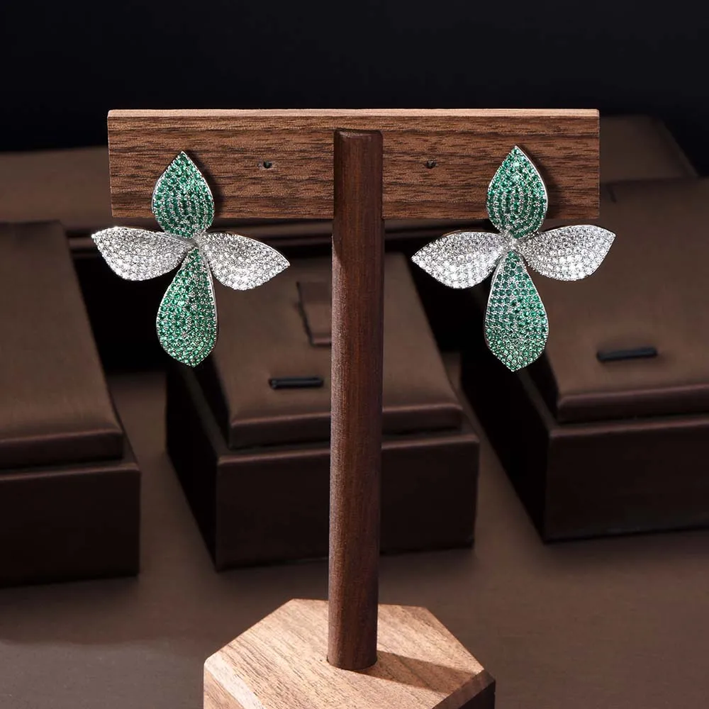 HIBRIDE Popular Delicate Flower Hot Green Earrings Stud Earrings Dress Summer Women Party Party Engagement Accessories E66
HIBRIDE Popular Delicate Flower Hot Green Earrings Stud Earrings Dress Summer Women Party Party Engagement Accessories E66